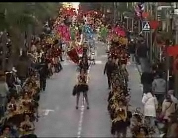 Desfile concurso de carnaval